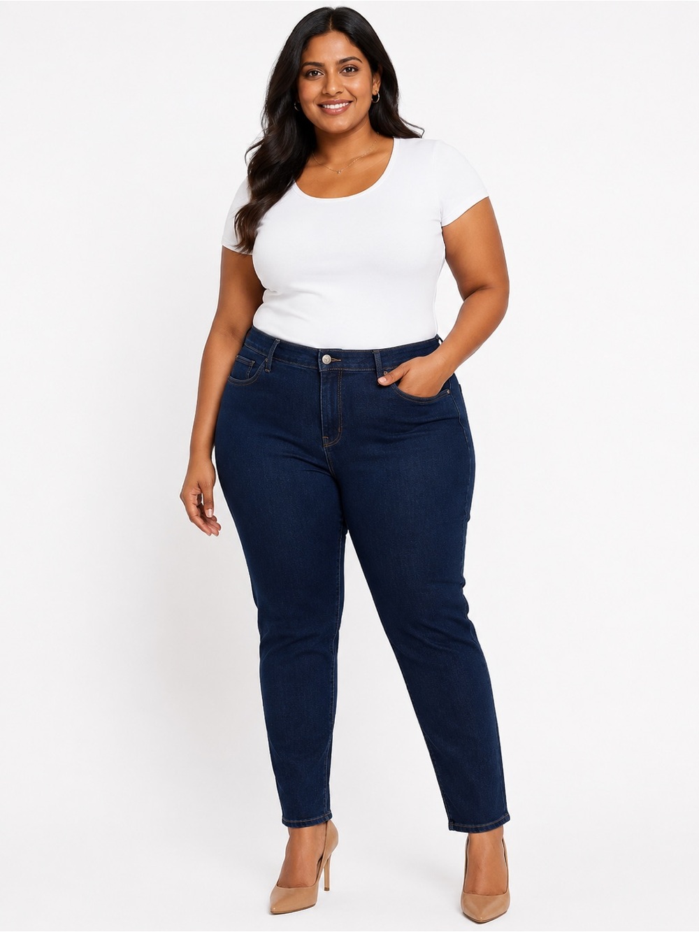 Levi's Dark Indigo Slimming Skinny Jeans